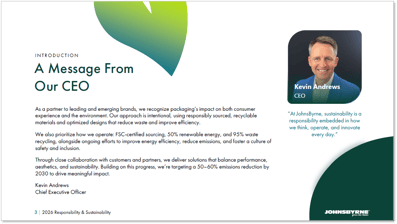 A Message From Our CEO